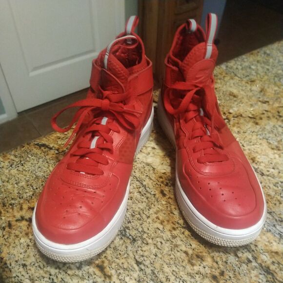 Nike Air Force 1 Ultra Force Basketball Shoes Mens 9 Red Athletic Sneakers main image 7